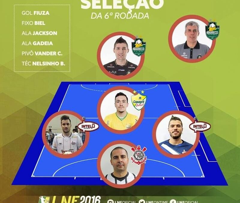 Nelsinho e Fiuza na seleção da LNF