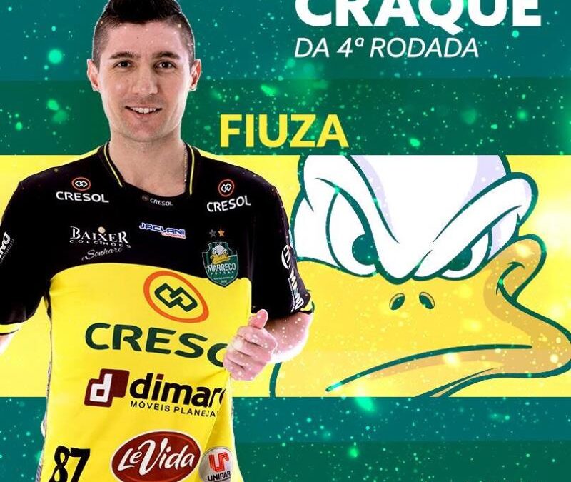 Goleiro Fiuza é escolhido o craque da quarta rodada da LNF