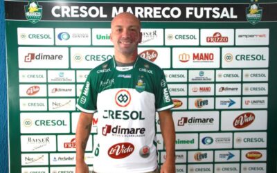 Rodrigo Mancha é apresentado ao Cresol/Marreco