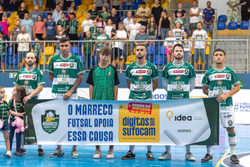 A ACEFB através do Núcleo IDEA faz Parceria Inédita com Marreco Futsal para ações conjuntas do Feirão do Imposto 2024