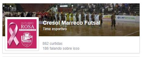 O Cresol/Marreco Futsal vem por meio desta, informar: