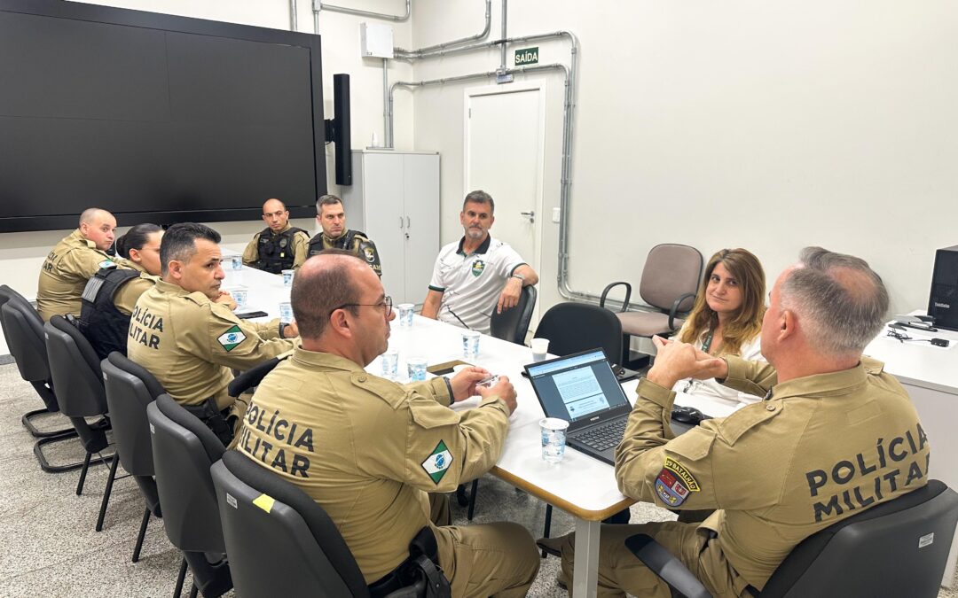 Marreco se reúne com 21º BPM para discutir fatos ocorridos na Semifinal do Paranaense